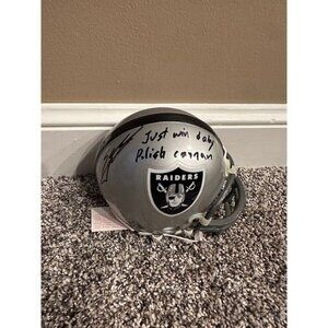 Sebastian Janikowski signed autographed Oakland Raiders Mini Helmet JSA Witness